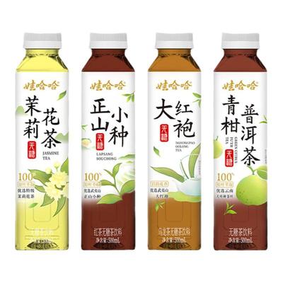 娃哈哈无糖茶饮料500ml*15瓶