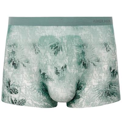 【U-COOL】爱慕先生凉感抗菌男士平角U型内裤大空间25夏轻薄透气