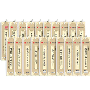 赵孟頫行书洛神赋（入门放大版）华夏万卷近距离临摹字帖临帖赵孟俯行书毛笔书法临帖米字格精修放大含视频教学前后赤壁赋道德经