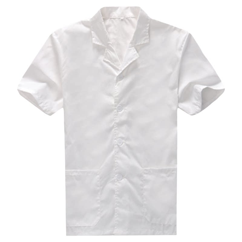 餐饮厨师工作服短袖夏季
