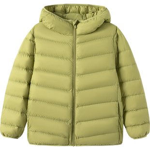 巴拉巴拉儿童羽绒服男童女童短款轻薄外套冬季新款童装宝宝黑色潮