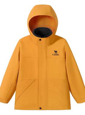 骆驼儿童冲锋衣户外登山服外套