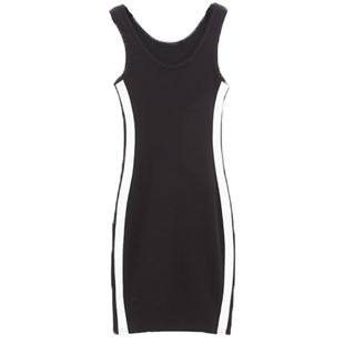 爆款黑色吊带连衣裙女装新款夏收腰气质性感包臀短裙内搭修身显瘦