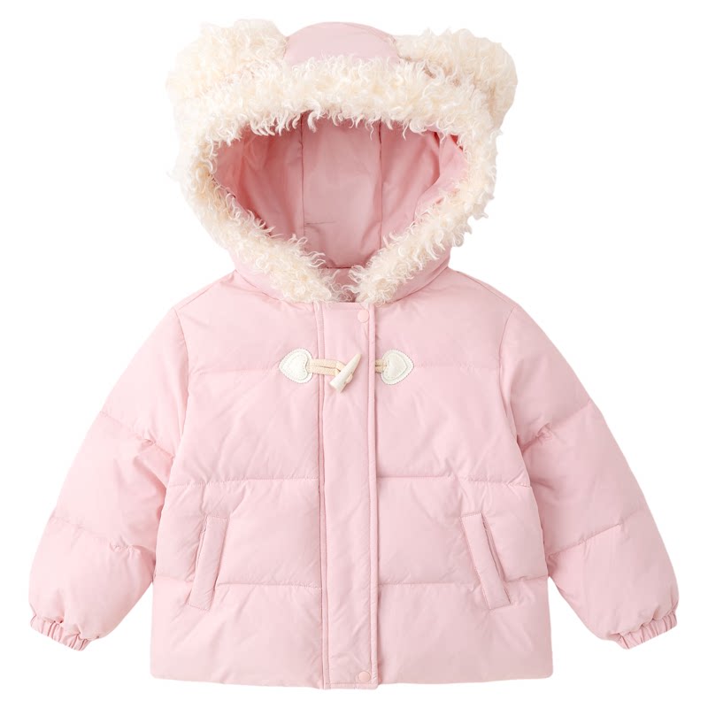 【4级防泼水】嘟嘟家女童棉服秋冬季儿童棉袄女宝宝外套加厚棉衣a  女童冬实拍商品图