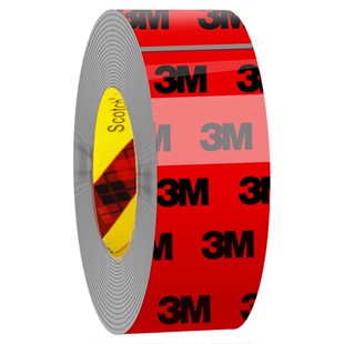 3M5108双面胶5112加厚VHB车用耐高温强力无痕粘胶贴车标尾翼雨眉防水不留痕5104丙烯酸泡棉胶汽车专用双面胶