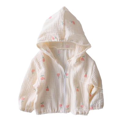 鸢禾童装全棉纱布轻薄透气