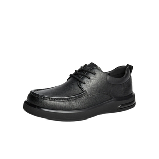 森达休闲皮鞋男士冬季商场同款软面加绒保暖满帮系带皮鞋41WY9DM4