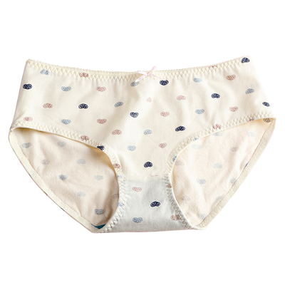 弹力棉女士抗菌中低腰女生内裤