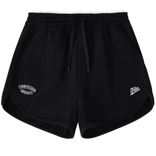 FILA FUSION斐乐女裤短裤女夏季女款纯棉休闲裤裤子三分裤短裤