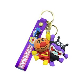 新款面包超人公仔钥匙扣可爱卡通玩偶包包挂件车钥匙链创意小礼品