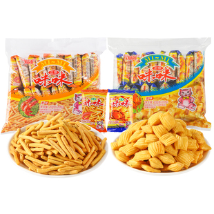 【直播推荐】爱尚咪咪虾条虾味蟹味粒小包零食大礼包童年
