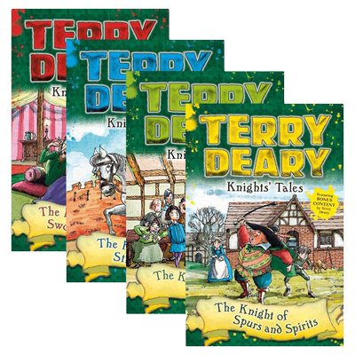 英文原版 Terry Deary's Historical Talesy Knights' Tales 骑士传说4册 儿童章节小说故事书 英文版 进口英语原版书籍