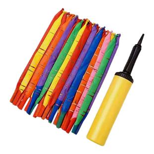 冲天火箭气球儿童气球加厚放屁虫可升空生日亲子活动玩具长条气球