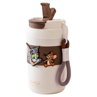 南山先生猫和老鼠联名随手杯陶瓷内胆保温杯喝水杯外带水杯咖啡杯