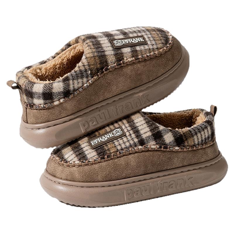 大嘴猴棉拖鞋女款2025新秋冬包跟加绒保暖居家外穿情侣时尚棉鞋男