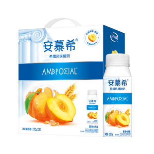 3月丨安慕希黄桃/草莓燕麦200g*10瓶整箱送礼酸牛奶原味230g*10瓶
