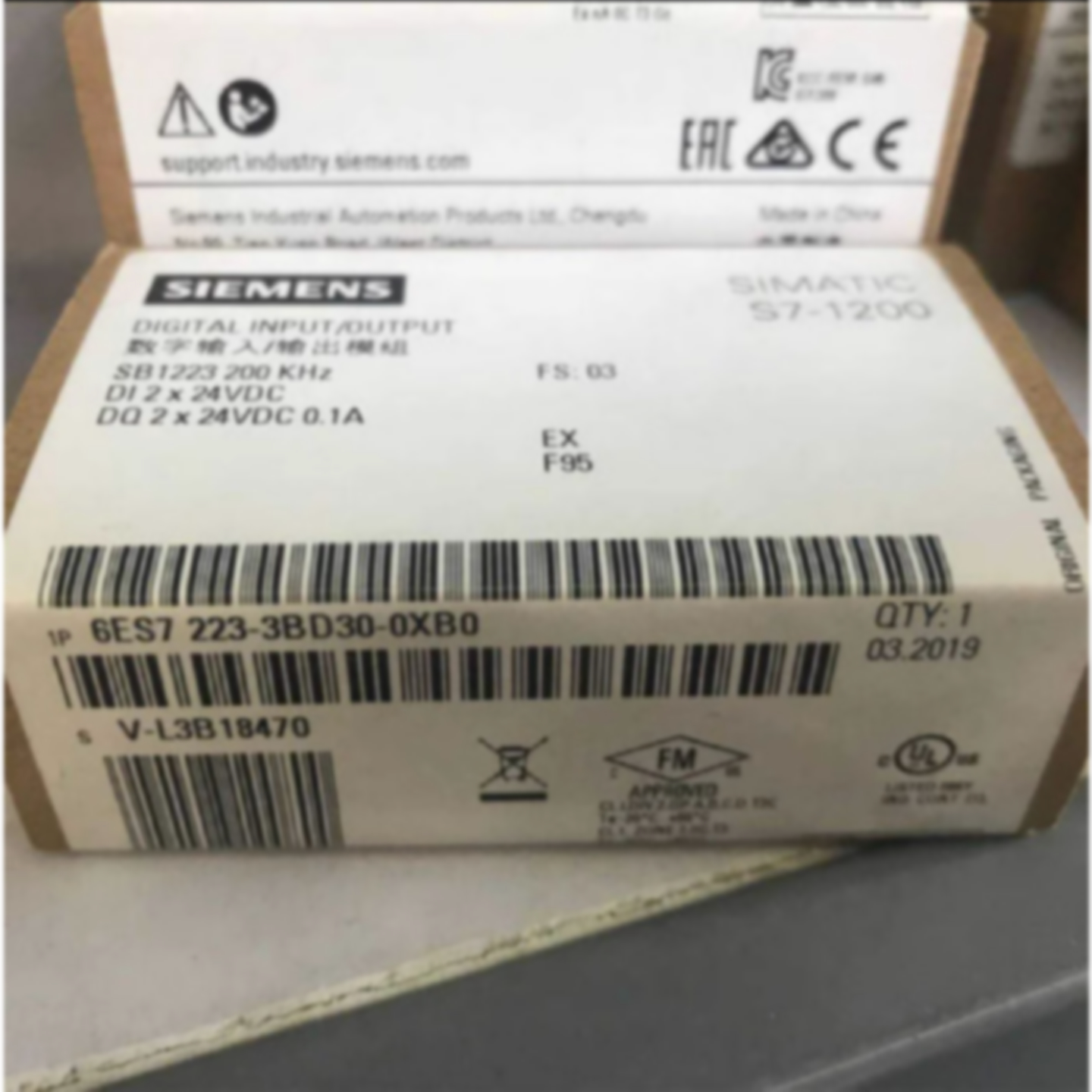 议价6ES7223-3BD30-0XB0西门子S7-1200PLC信号板模块6ES72233BD30图片