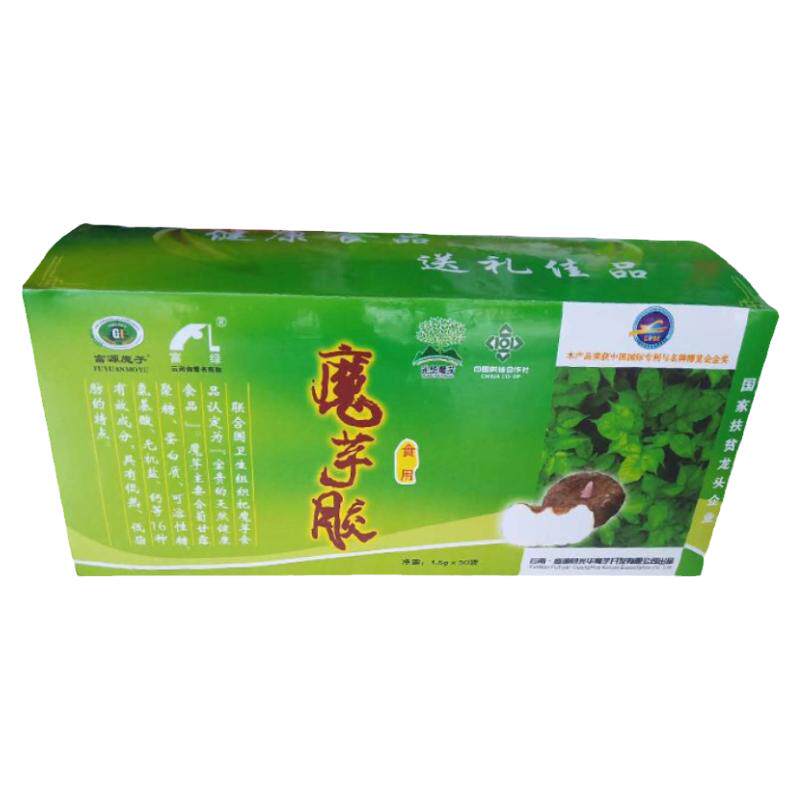 富绿魔芋胶富源魔芋胶饱腹代餐粉云南膳食纤维即食魔芋粉冲饮75g