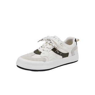 热风男鞋2025年秋季新款男士百搭小白鞋厚底板鞋通勤休闲鞋子男款