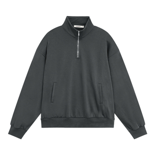 BODYDREAM高智感运动卫衣 cleanfit无性别短廓显高半拉链套头上衣