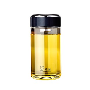 希诺玻璃杯2024新款单层加厚带盖办公茶杯杯子家用耐高温水杯定制