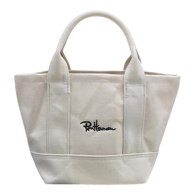 日系新款时尚女包Ron Herman手提迷你帆布百搭手提便当包妈咪包