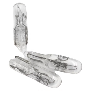 汽车仪表灯泡 T5 12V1.2W 中控指示小灯按键灯原车卤素米粒灯泡2w