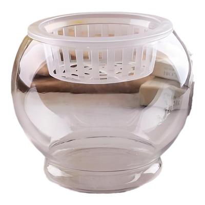 全新塑料透明办公室绿植瓶