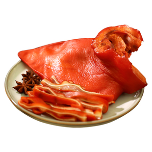 沟帮子鲜熏猪耳朵400g厂家直发猪脆骨猪拱猪肉骨肉相连卤味即食