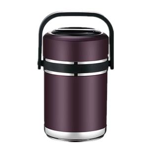 升级款内壁加厚 保温14小时起 304保温饭盒桶 真空三层不锈钢提锅