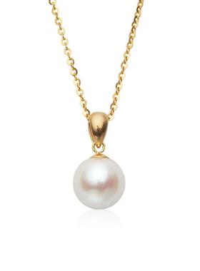 【自营】IdokawaAKOYA天然海水珍珠吊坠项链女轻奢高级感18K金链