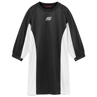 Skechers/斯凯奇RICOSTRU联名款女子针织连衣裙休闲运动裙