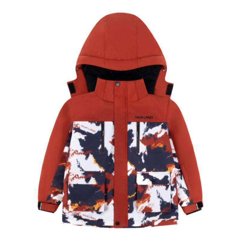 【尼韦兰正品】冬季男童户外服儿童三防杜邦滑雪服中大童加绒棉服