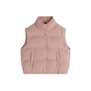 布丁哈鲁童装冬装女童洋气2025冬季新款儿童休闲马甲加绒加厚套装