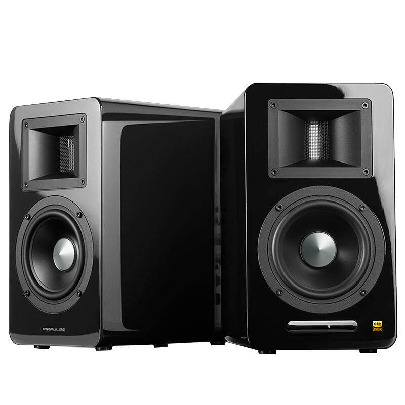 漫步者 A100无线蓝牙音箱HIFI电视客厅2.0木质低音炮音响大音量