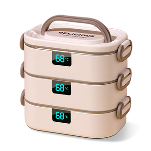 多层保温饭盒上班族可微波炉加热专用便当盒带饭桶大容量打包餐盒