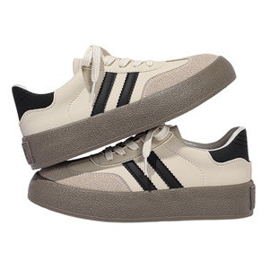 Semir男鞋德训鞋男款2025秋冬新款情侣百搭板鞋休闲厚底小白鞋女