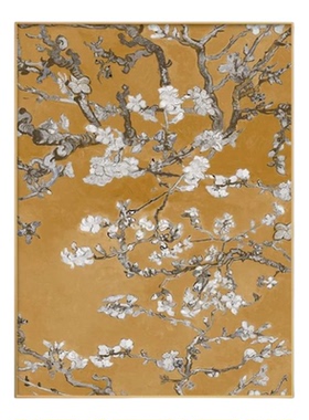 梵高《杏花》客厅背景墙装饰画