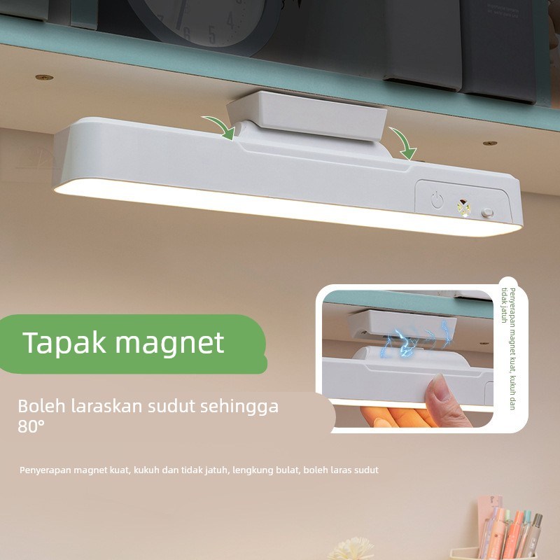 LED台灯酷毙灯磁吸长条灯管充电学习专用学生补光化妆宿舍书桌