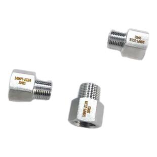 304不锈钢NPT高压异径内外丝变径压力表转G螺纹PT压力表M20接头