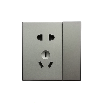 上海松日开关插座五孔带双控开关