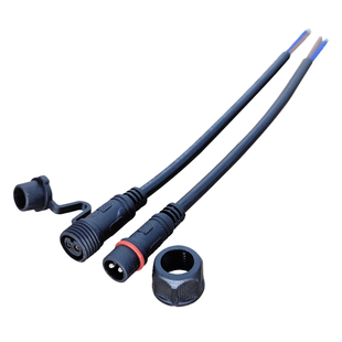 防水公母对接插头连接器带盖LED工业防尘航空接头234-8芯接线端子