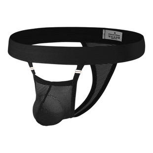 大宫 夏季透气丁字裤男诱惑男士内裤个性条纹透气U凸低腰单丁裤男