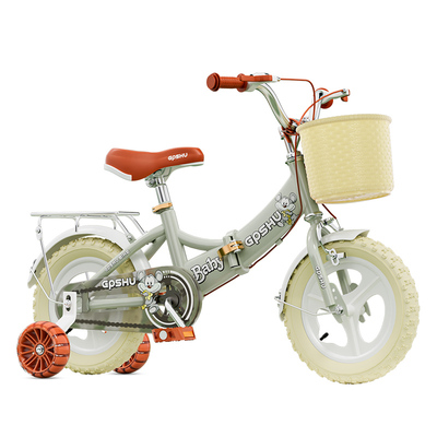 珂优特男女3-8岁带辅助轮儿童车