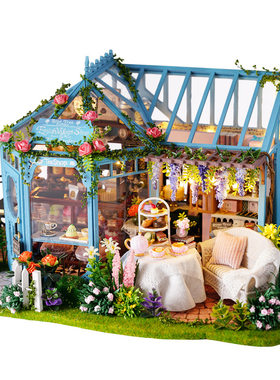 diy小屋花店解闷神器庭院房子