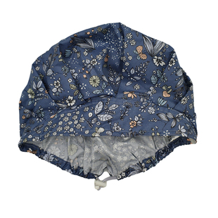 厨房炒菜煮饭防油烟护发帽女薄款长发医生护士全棉印花手术工作帽