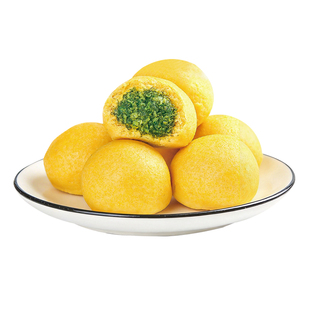 黄金荠菜蒲公英菜团子粗粮馒头野菜素包子玉米面窝窝头半成品速食