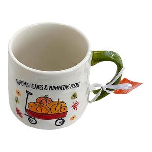 【更新】外贸原单美式复古ins可爱陶瓷瑕疵创意水杯咖啡杯马克杯