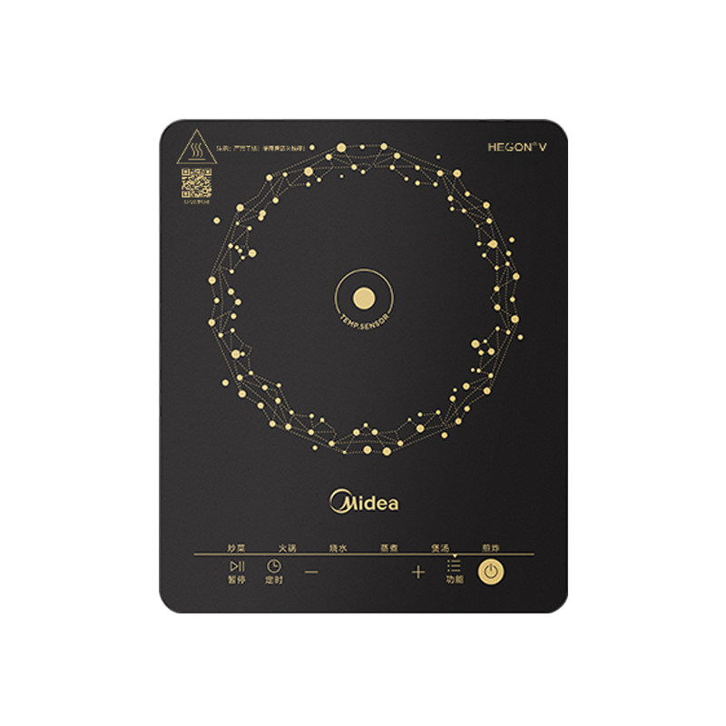 美的智能电磁炉家用大火力一体电火锅2200W小型新房礼物官方正品