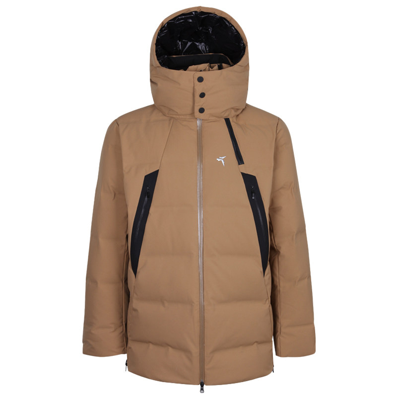 体拓白鹅绒滑雪运动羽绒服